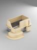 Stainless Steel Open Cat Litter Box - Wide, Thickened, Anti-Splash, Anti-Corrosion & Easy to Clean