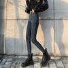 High-Waisted Women's Slim Fit Skinny Jeans - Elastic Pencil Pants for Spring, Autumn, Winter 2020