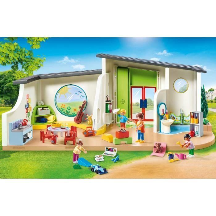 PLAYMOBIL - City Life - Centre de loisirs - 70280 - Table, chaises, espace jeux, cuisine, sanitaires