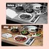 Weighted Arm Paper Napkin Organizer Vertical Tissue Organizer Napkin Holder  Countertop Use