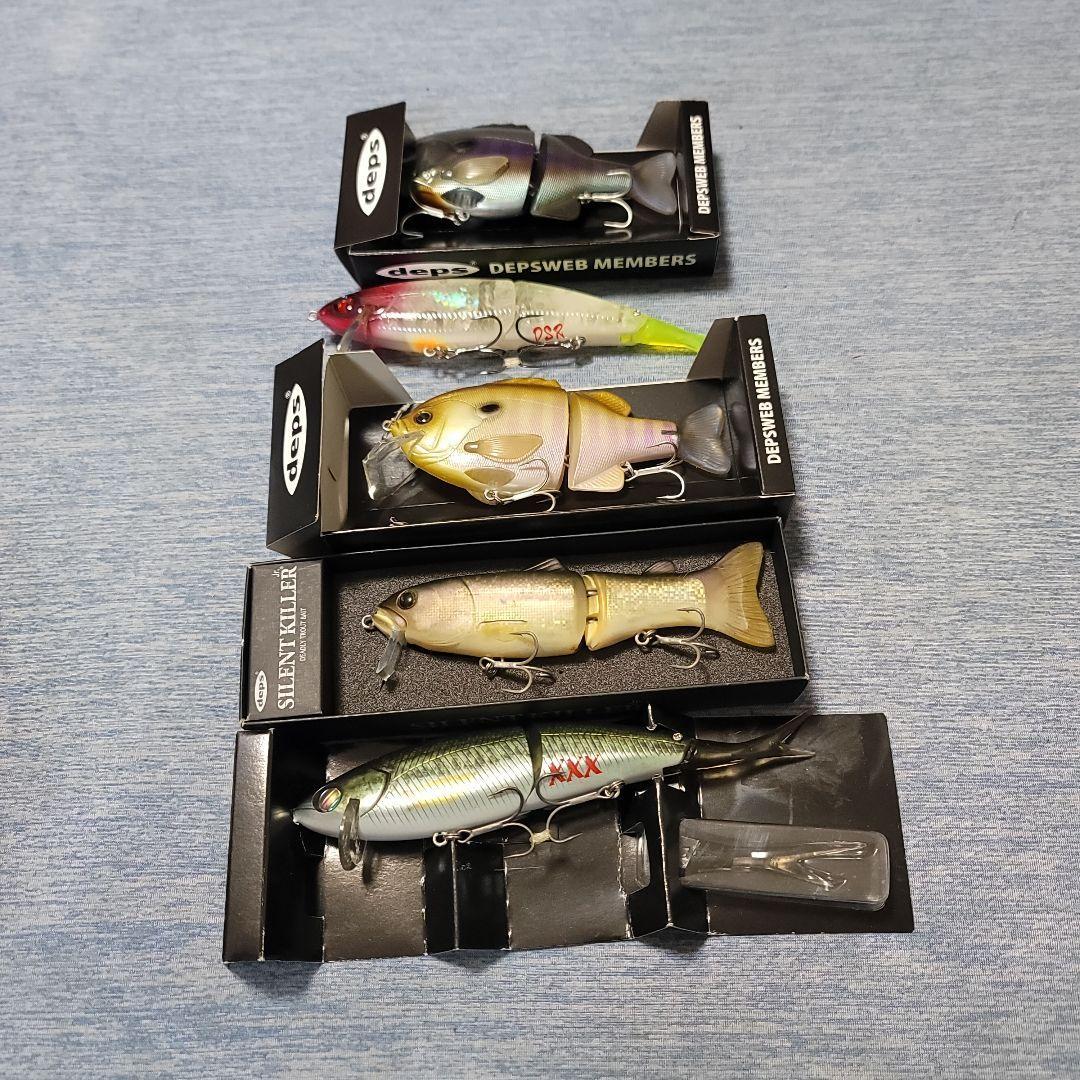 Used deps SILENT KILLER Jr. Big Bait 5-piece set