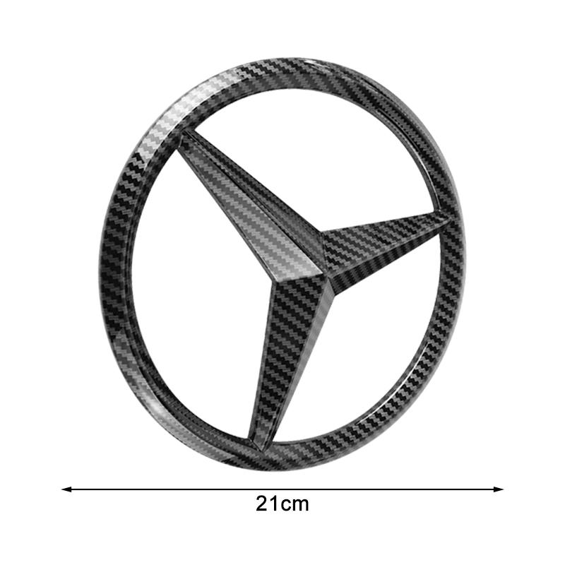 188/210MM Car Front Grille Badge Decal Cover Emblem Stickers Auto Accessories  For Mercedes-Benz C500 C200 C300 A B C E GLA CLA GLK GL ML GLE