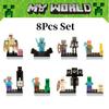 X0127 Building Blocks Toy Set For Children Educational Toy Bag With Assorted Scenes And Characters