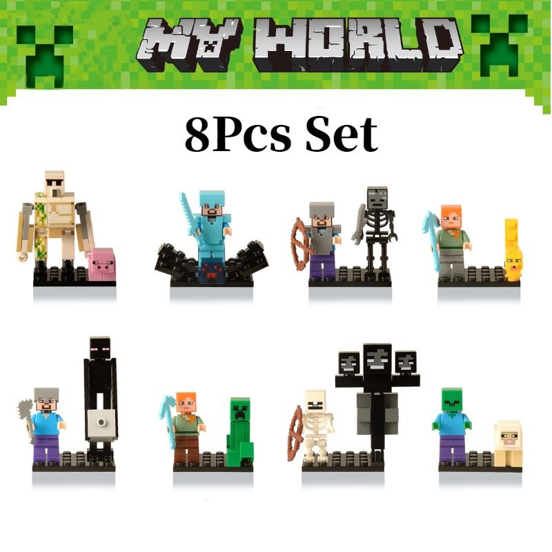 X0127 Building Blocks Toy Set For Children Educational Toy Bag With Assorted Scenes And Characters