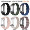 Nylon-Armband für Google Fitbit Air Band Fitness-Tracker Austauschbares Armband Verstellbares Magnetarmband Für Google Fitbit Air Armband