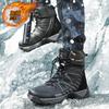 Fleece Thickened Cold-proof and Warm Cotton Shoes High-top Snow Boots Outdoor Non-slip and Wear-resistant Off-road Mountaineering Boots