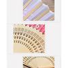 Floral Handheld Folding Fan Hand Held Silk Bamboo Fans with Tassels Hollowed Hand Foldable Fan for Dancing Wedding Decor