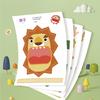 Yousheng 3D Handmade Origami Book Kids DIY Pre-Cut 3D Paper Art Model Toddlers Educational Cartoon Animal Fruit Origami Paper Craft Kit