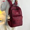 Schoolbagins niche new campus schoolbag tie-dye fashionable wear-resistant dirt-resistant backpack large capacity simple versatile backpack