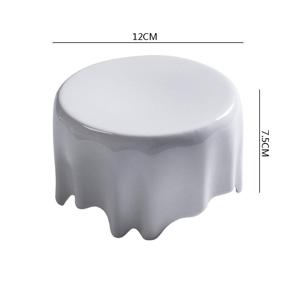Ceramic Dinner Plate Creative Irregular Dessert Plate Snack Plate Pasta Plates Sushi Plates Restaurant Specialty Tableware