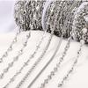 Multi-style Stainless Steel Waterproof Non Tarnish Jewelry Chains for DIY Necklace Bracelet Making Fashion Accessories Roll