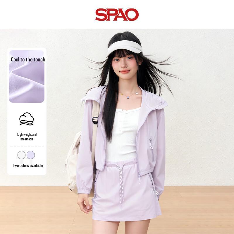 SPAO Women s Sun Protection Hooded Two-Piece Set M