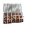 Copper Washer Assortment Flat Ring Seal Kit Electrical Conductivity