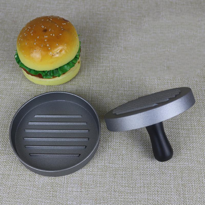 High Guality Round Hamburger Mold Aluminum Alloy Hamburger Meat Beef Bbq Burger Meat Press Kitchen Food Mold