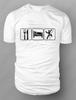 Eat Sleep Climber Rock Mountain Mountaineering Ice Indoor Tshirt Summer Fashion High Quality Printed 100 Cotton European Size