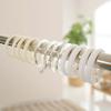 Shower Curtain Rings,Easy Snaps Closure Shower Curtain Hooks O Rings Hook Hangers for Bathroom Shower Window Rod