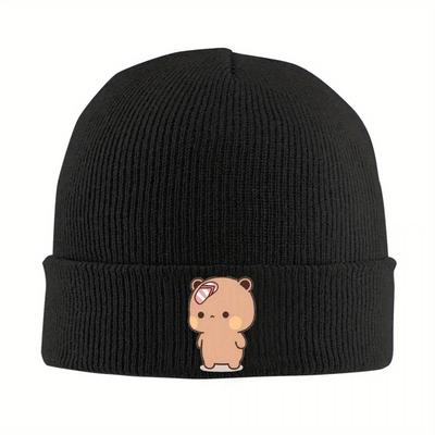 Cute Dudu And Flip-flops Knitted Hat Beanies Winter Hats Warm Hip-hop Bubu Cartoon Bear Caps Men Women