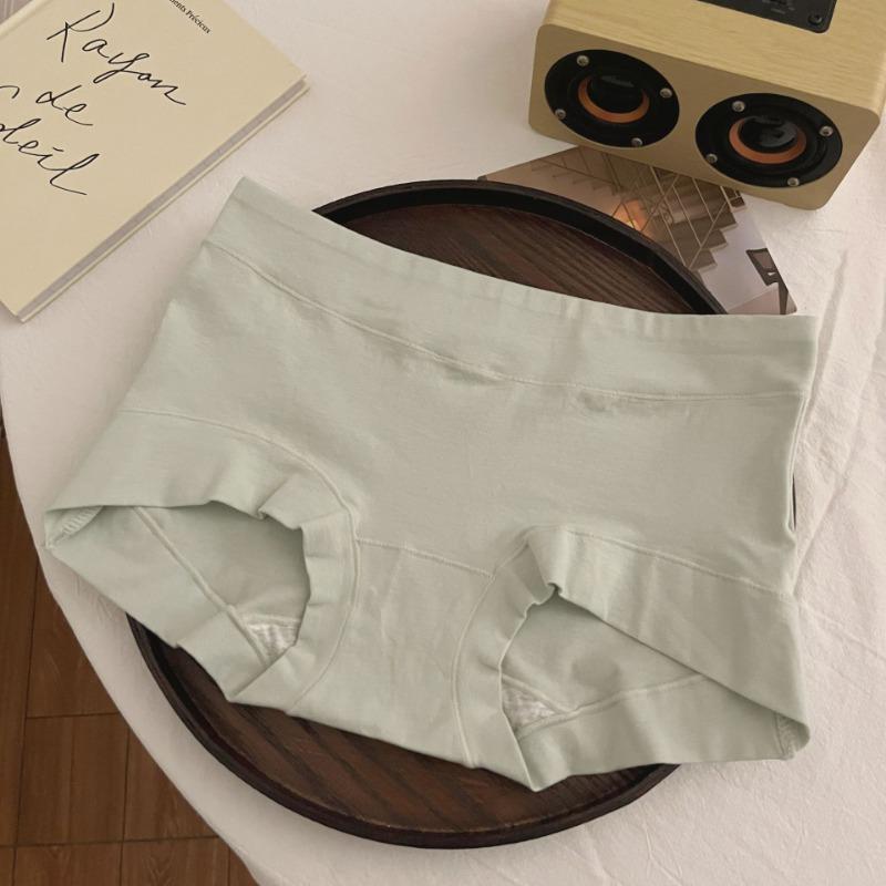 Medium Waist Briefs Plus Size Pure Cotton Underwear for Women Comfortable All Cotton Crotch Triangle Panties