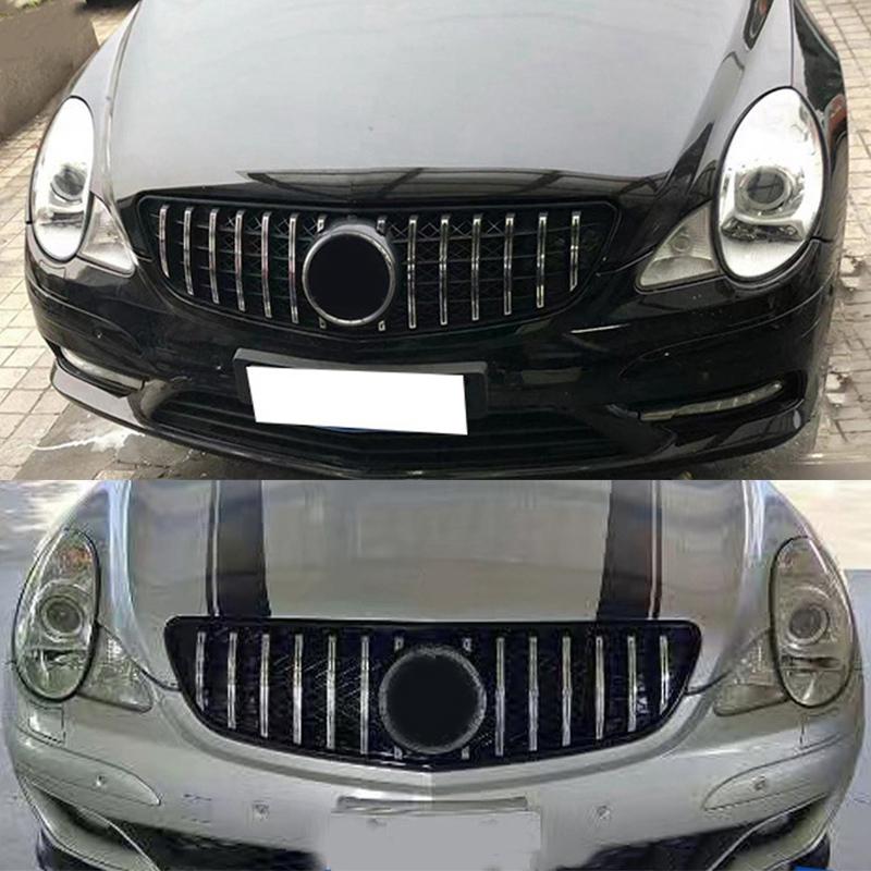 Front Racing Grill Facelift GT R Grilles Upper Grille For Mercedes-Benz R-Class W250  R320 R350 R500 R550 2005 2006 2007-2010
