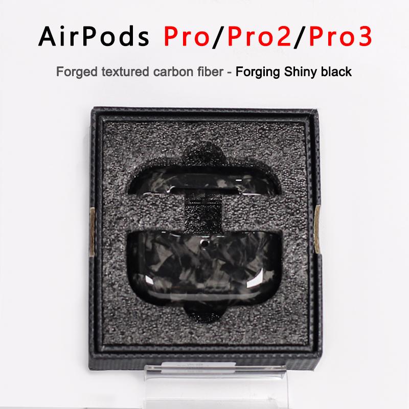 YTF-carbon Kohlefaser Hülle Für AirPods Pro 3 Kabelloses Laden Bluetooth Kopfhörer Skin Cover für AirPods pro 2 Dünn und leicht