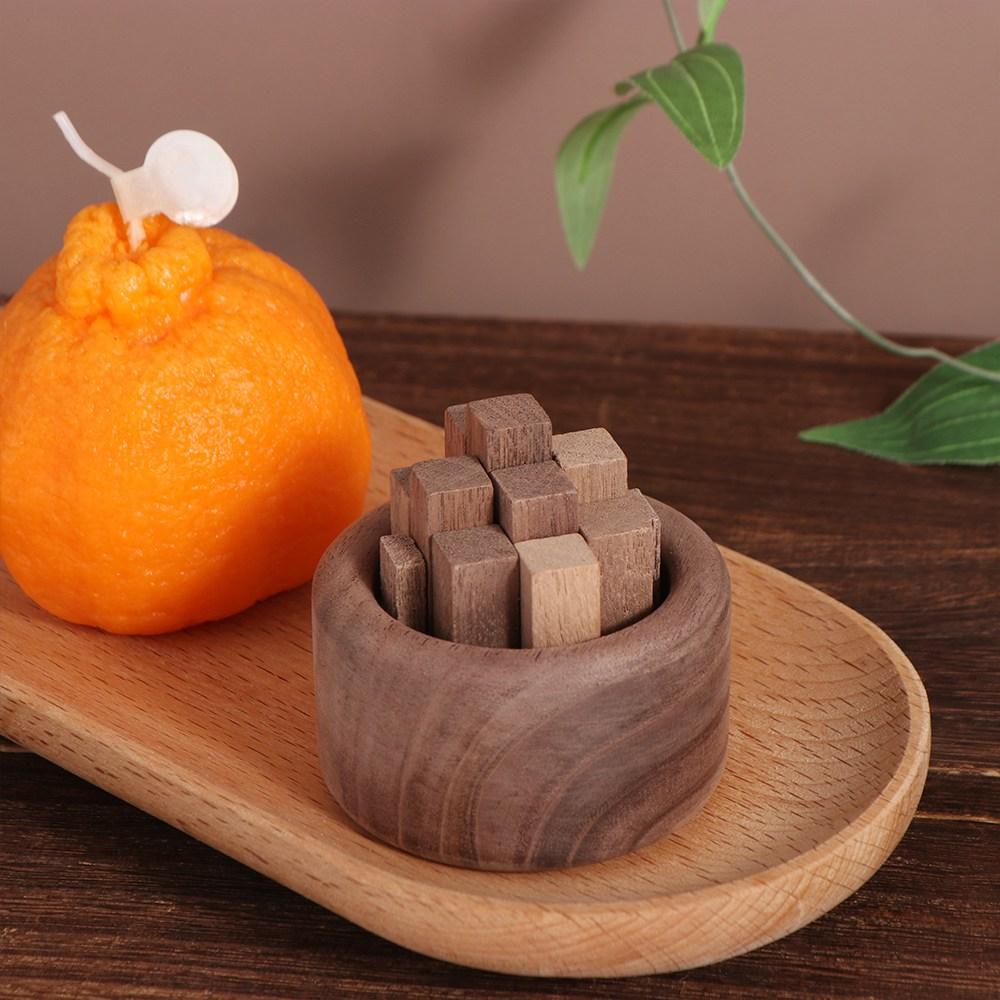 Round Wooden Diffuser Eco-Friendly Wooden Aromatherapy  Home Decoration