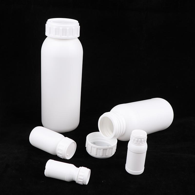 Capacità 10ml-1000ml Bottiglie di Plastica HDPE Bianche Vuote Sigillate Fialette per Pillole Contenitori Portatili per Capsule Solide in Polvere