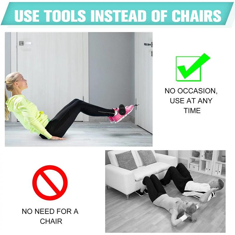 1Pcs Hamstring Curl Strap Sit Up Machine Nordic Home Workout for Gear Hamstring Curls Spanish Squats Ab Workout Nordic Curl