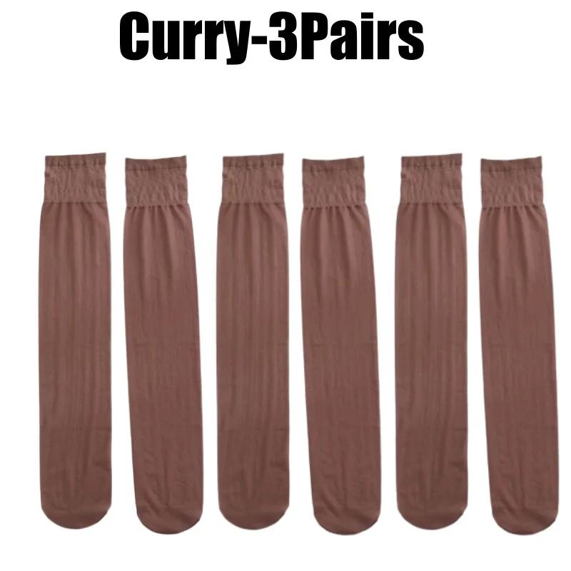 Ultra Thin Sheer Leg Socks Women Thigh High Stockings Mid Calf JK Summer Lightweight Breathable Fashion Footwear Airy Wear