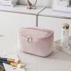 Corduroy Cosmetic Bag Travel Portable Lipstick Bag Organizer Handheld Washable Cosmetic Bag