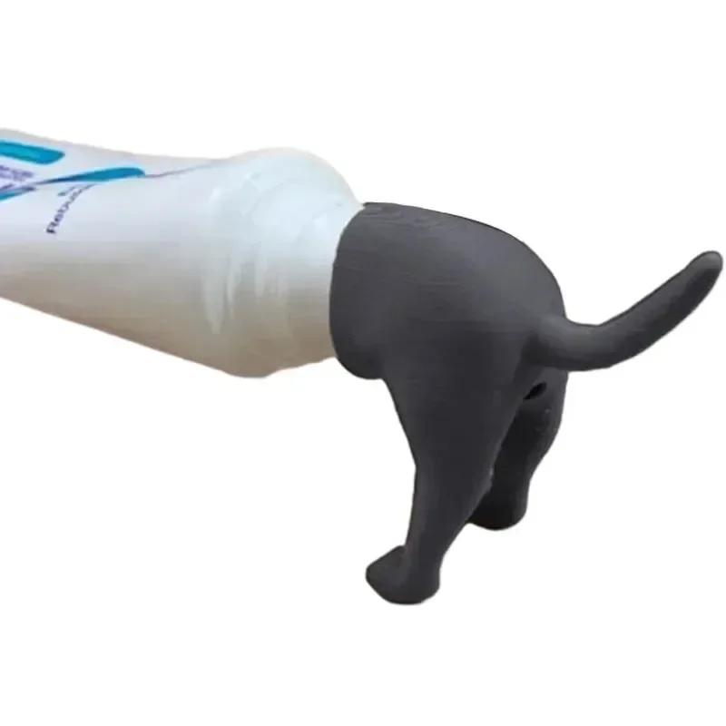 Pooping Dog Butt Toothpaste Topper Creative Toothpaste Squeezers Bathroom Accessories Toothpaste Dispenser For Kids Adults Tools
