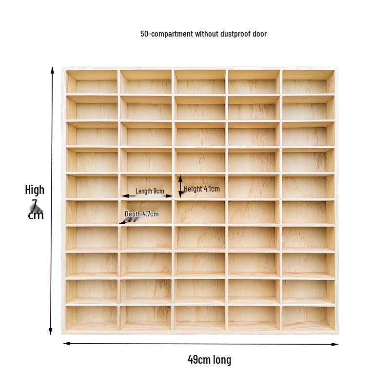Diecast Car Model Display Rack for Tomica & Hot Wheels - Wall-Mounted Storage Cabinet for Toy Cars