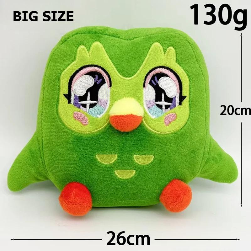 Kawaii Owl Plush Toy Lovely Cartoon Green Owl Plush Doll Accompany Learning Rewards Doll Birthday Gift Student Gift