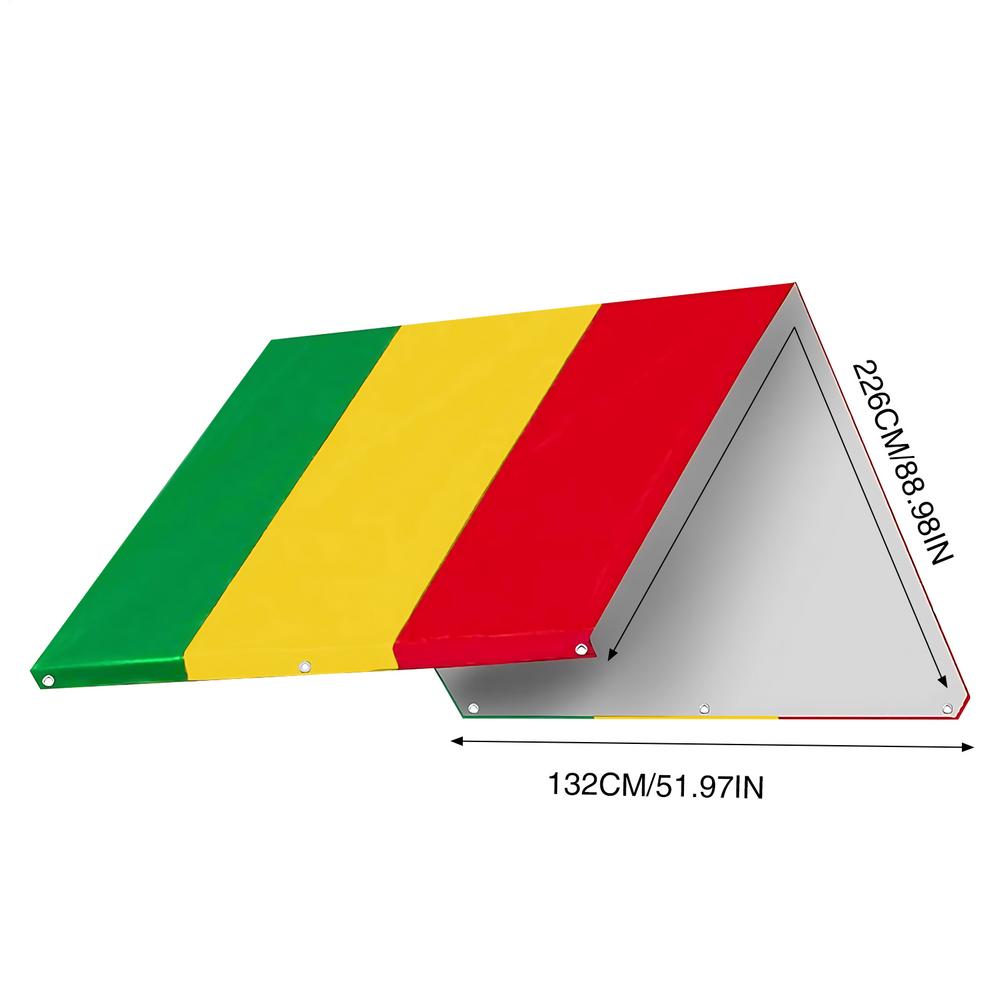 1pcs UV-resistant Swing Set Replacement Tarp Waterproof Kids Playground Roof Canopy Cover Outdoor Swingset Slide Sun Shade