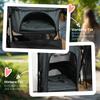 Pet Stroller Pushchair Foldable Travel Dog Cat Carriage w/ Reversible Handle Brake Basket
