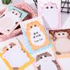 30 Sheets Cat Sticky Notes for Students High-looking Memo Notes Sticky Tearable Note Pad Notepad Prizes Cute Stationary Supplies
