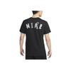 Nike Solid Color Front Print Vintage American Crew Neck Short Sleeve T-Shirt Men Tops Black FD0047-010