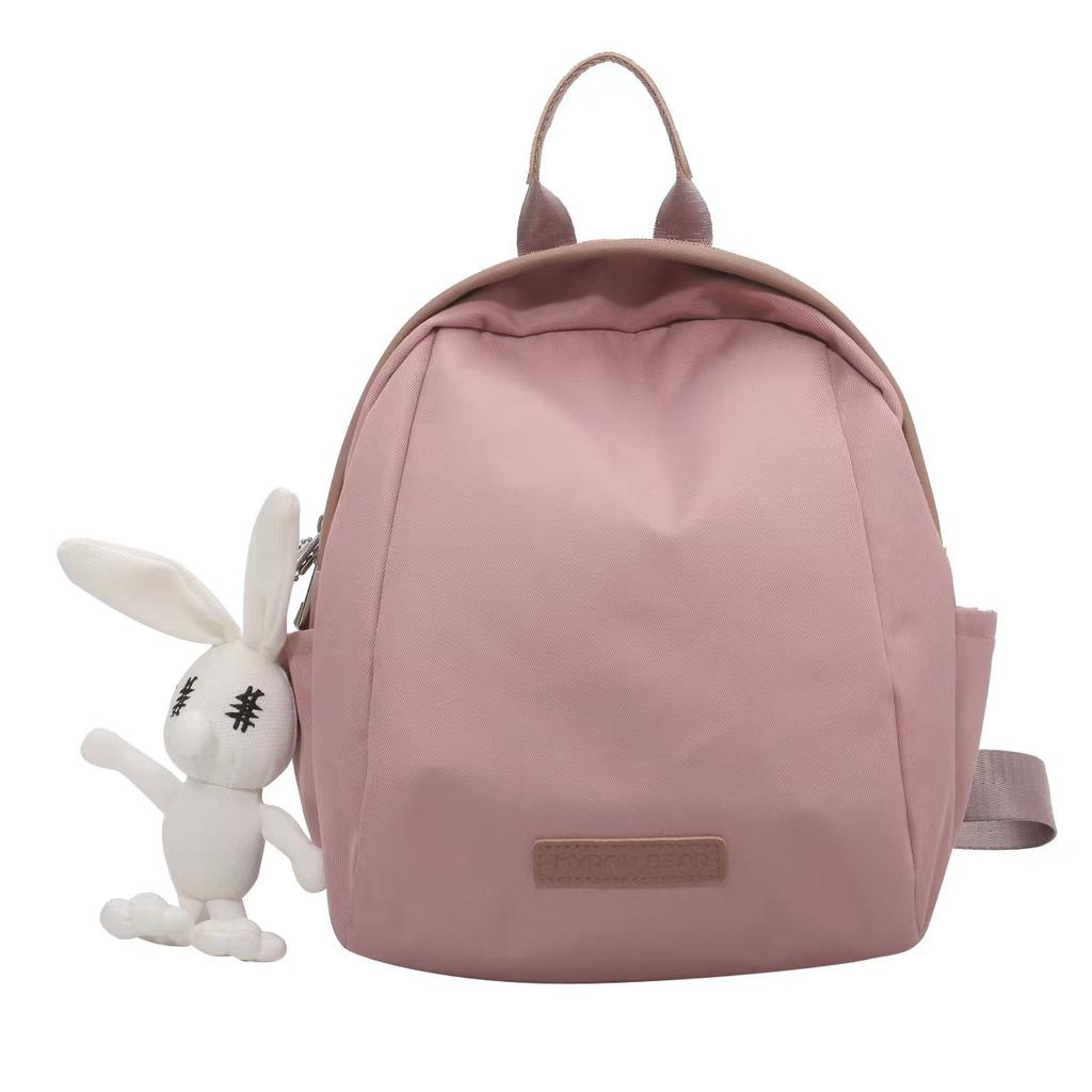 Mammaveske Ryggsekk Reise Liten Ryggsekk Ensfarvet Skulderveske Messenger Bag