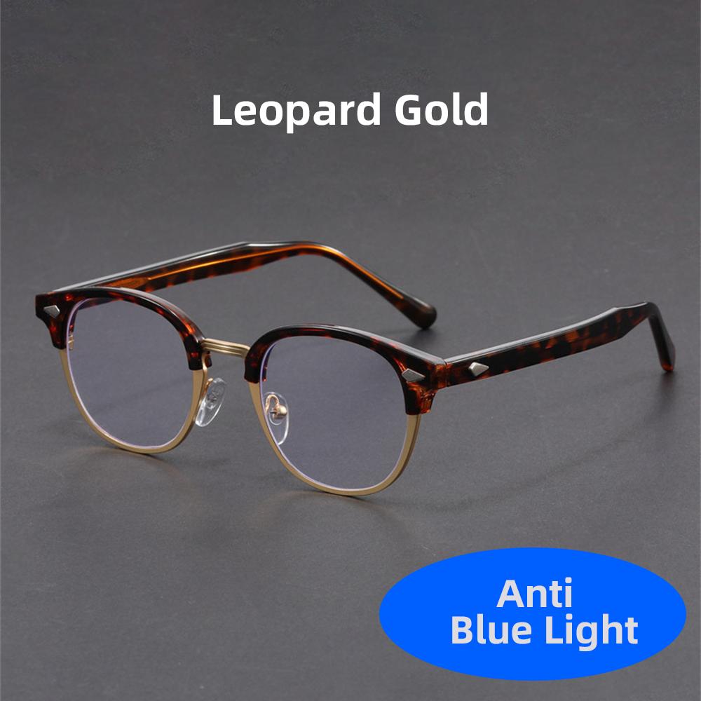 

VIVIBEE Ретро полуободковые очки с защитой от синего света мужские компьютерные очки с антиэкранным фильтром игровые женские квадратные очки