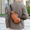 Men's Chest Bag Combination Lock Anti-Theft Crossbody Bag Outdoor Commuter Large Capacity Shoulder Bag