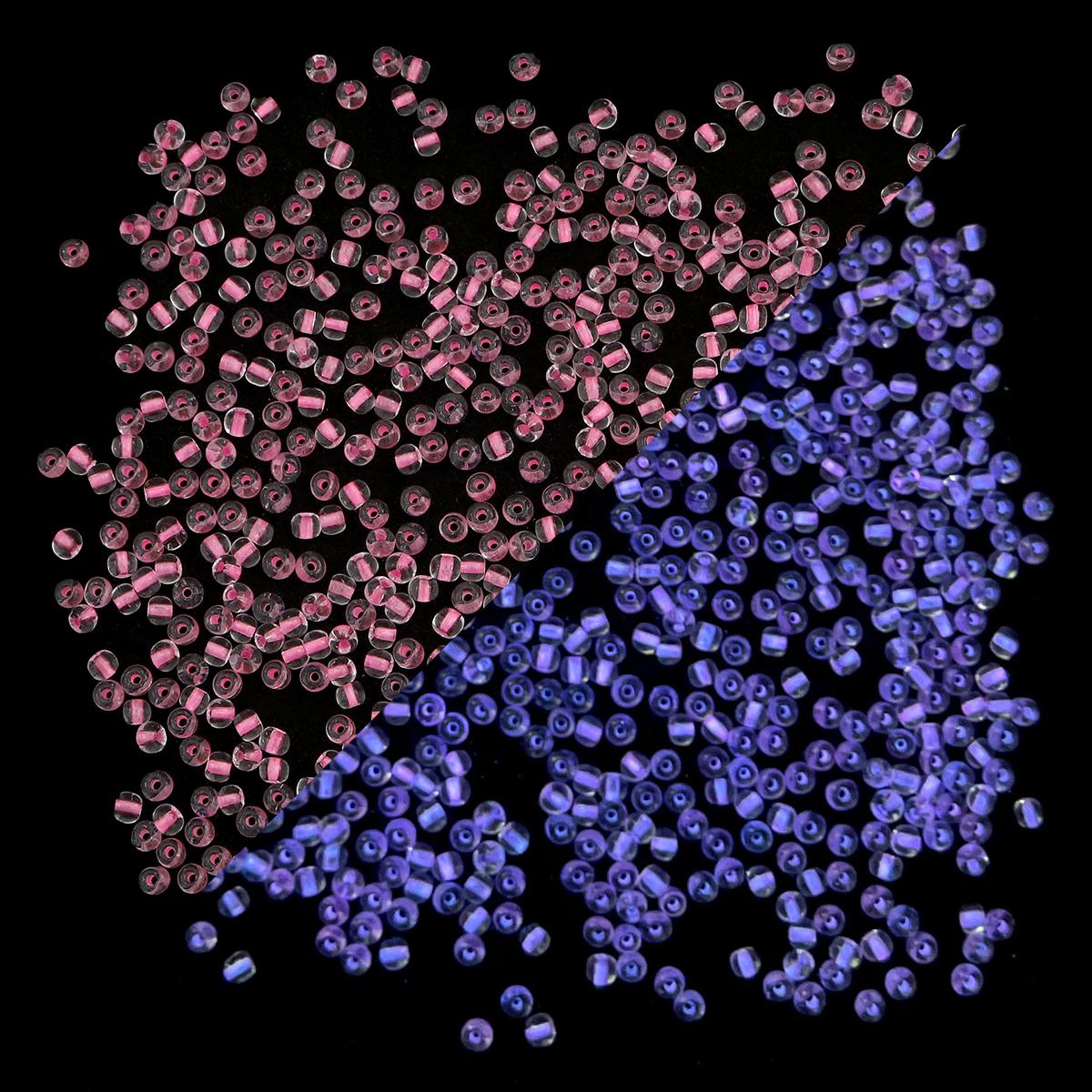 

150/220/660 шт. Высококачественные крашеные бусины-семена с люминесцентным эффектом, макаруны, матовые полированные стеклянные бусины для изготовления браслетов, ожерелий, аксессуаров для DIY-бижутерии 2mm 660pcs персидский розовый
