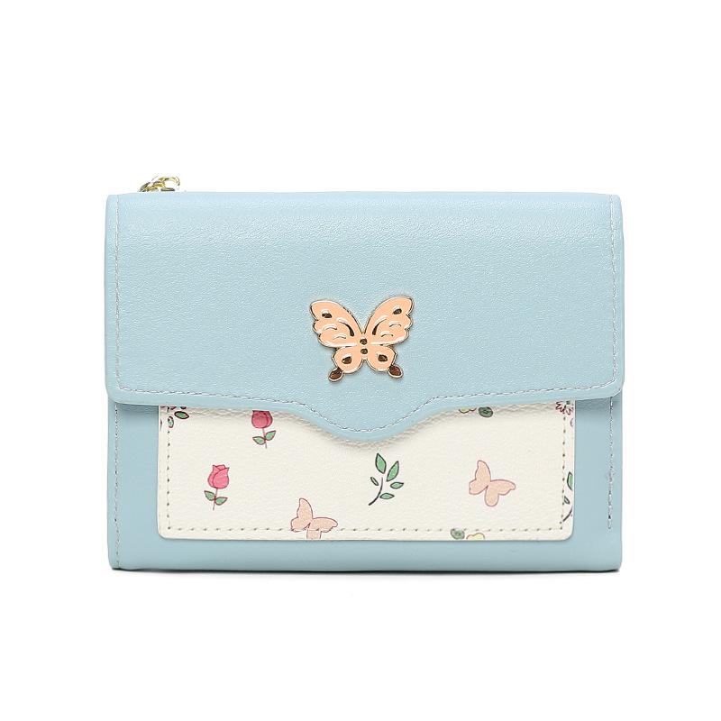 Wallet Student Female Wallet New Small Wallet Short Women's Change Bag Wallet Women's Premium Sense