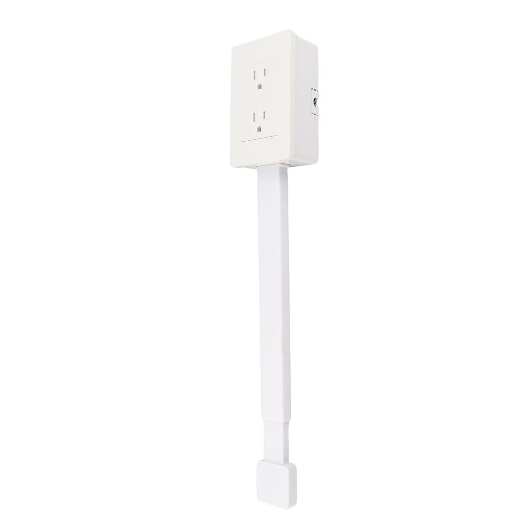 Electrical Outlet Extender  Flame Retardant Flexible Placement 22 To 34 Inch Extension Rotatable Power Strip for Sofa Desk