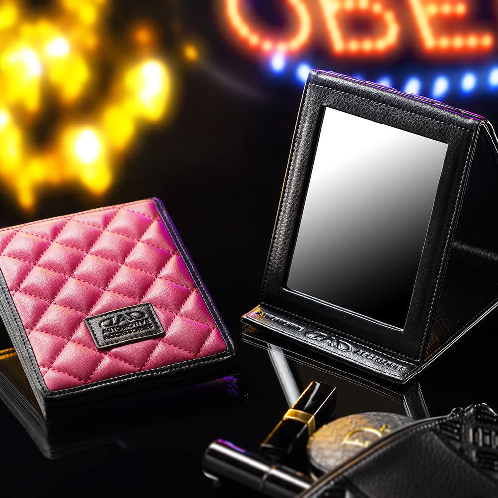 DAD Garson Quilted Makeup Mirror This versatile car mirror offers enhanced visibility and shatterproof easy to install and fits perfectly inside your