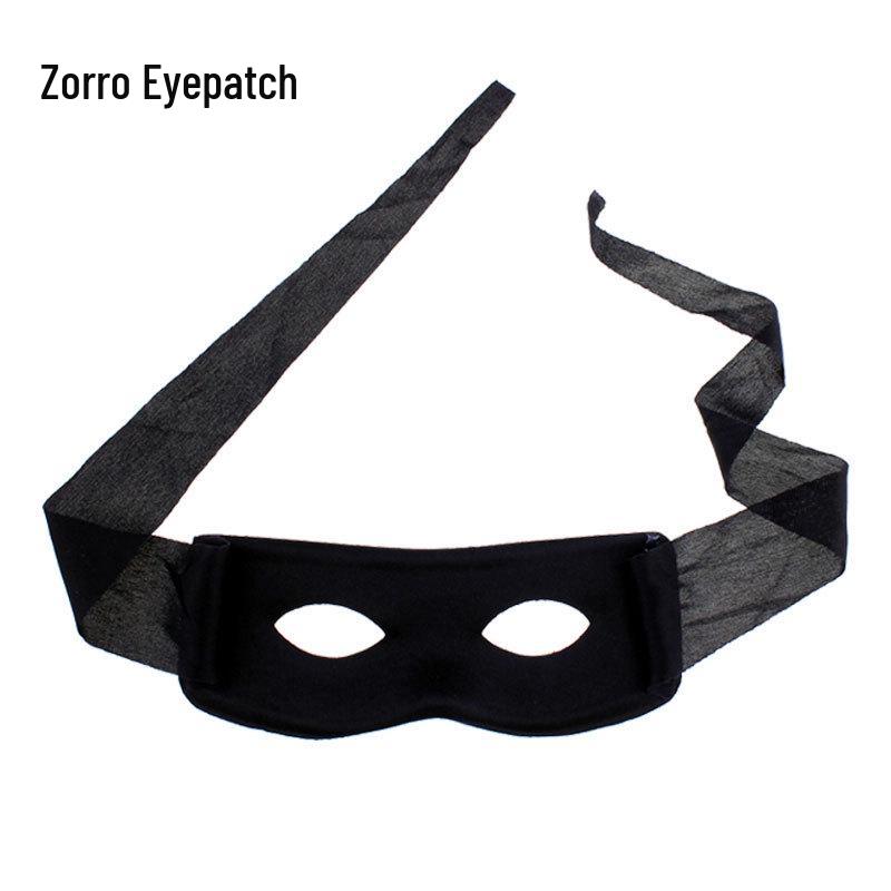 Костюм Зорро для маскарадной вечеринки: Маска для глаз, Меч и Шляпа для взрослых