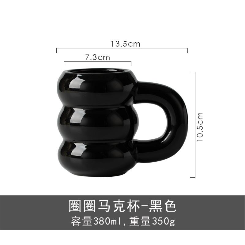 Современная массивная кружка-пузырь скульптурная кофейная чашка эстетичная керамическая кружка для минималистичной кухни трендовый подарок для любителей кофе