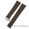 20mm 22mm High Quality Natural Rubber Watchband for TAG Heuer Aquaracer 300 WAY201A WBP5110 Diving Watch Strap Silicone Bracelet