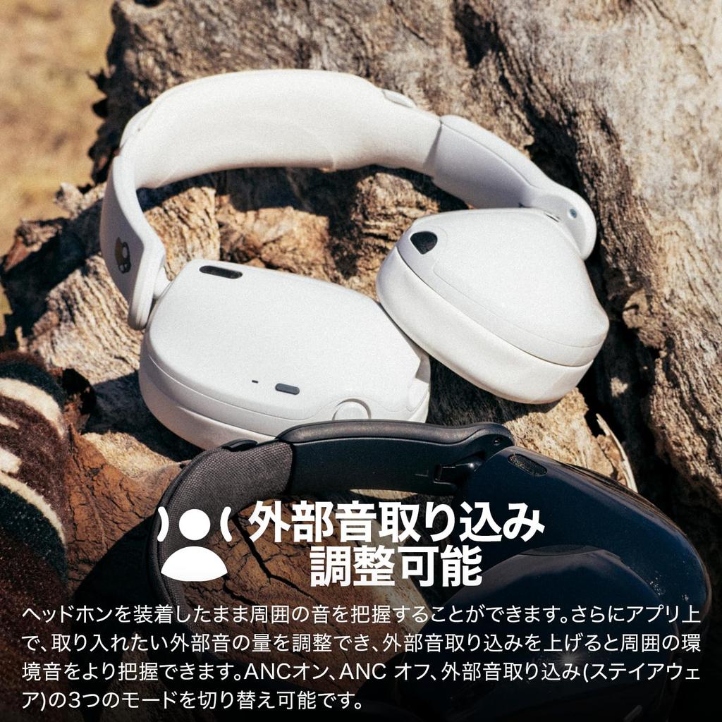 Skullcandy Official Store Hesh 540 ANC Noise Cancelling Wireless Headphones with THX Spatial Ambient Sound 65 Hours Battery Fast Clear Smart