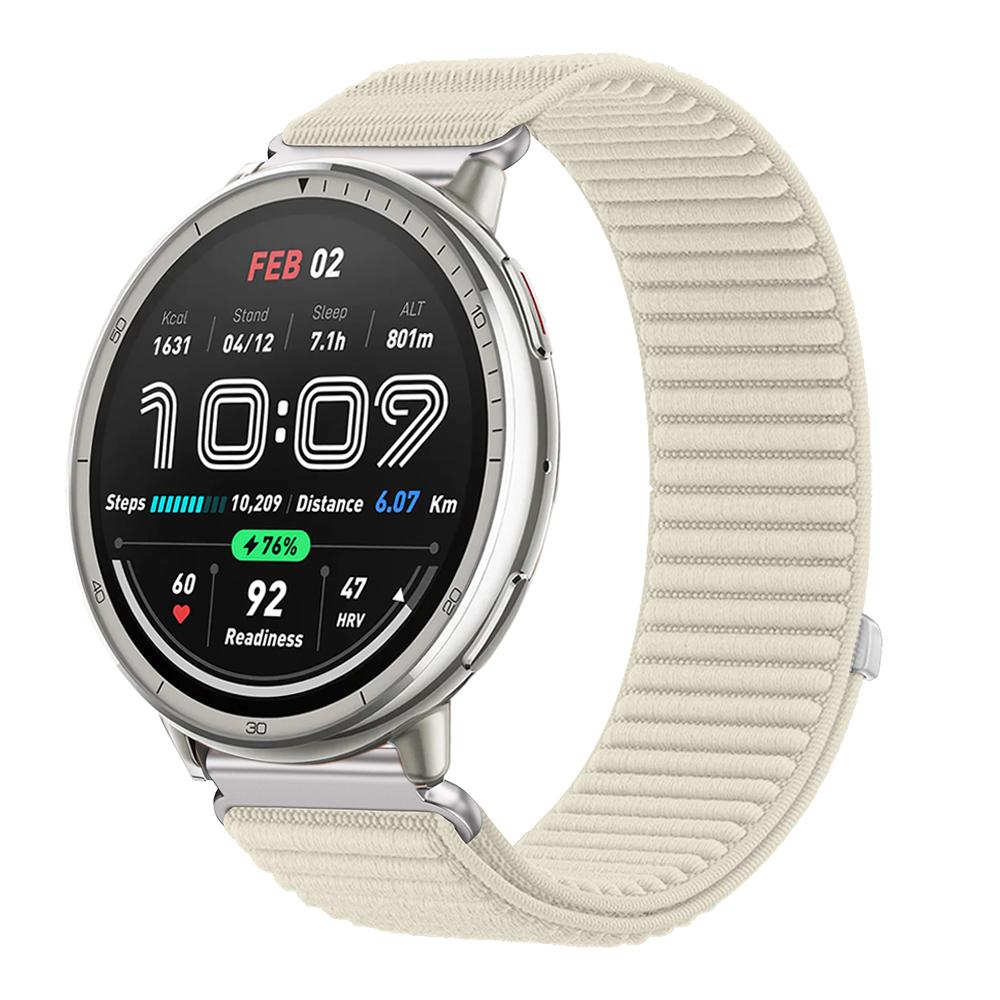 20mm 22mm Nylon Loop Strap for Amazfit Active 2 Band Correa for Amazfit Balance 2/Helio/Bip 6 5/GTR/GTS 4 3 Breathable Bracelet