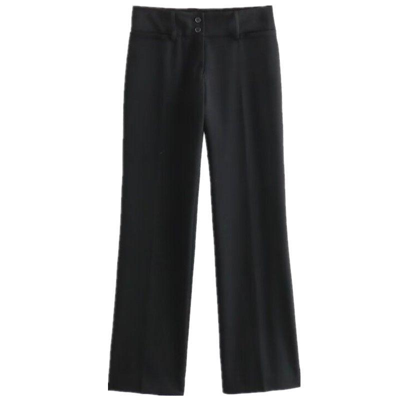 Fashion Style 2023 Autumn New Women's Clothing Slim Looking Easiest for Match Low Waist Straight-Leg Pants Trousers 8419707 800