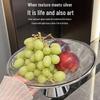Light Luxury Glass Fruit Plate